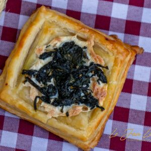 Folhada de Espinafre e Cream cheese de Keffir