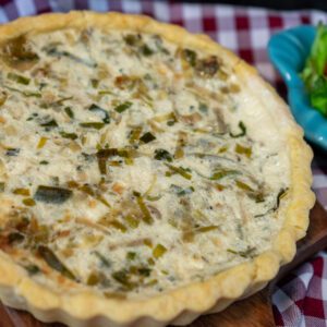 Quiche de Alho Poró