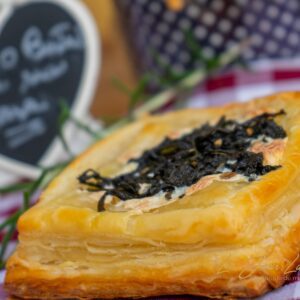 Folhada de Espinafre e Cream cheese de Keffir