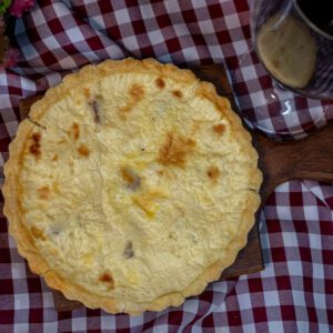 Quiche de Queijo de Cabra