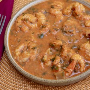 Camarão ao Curry