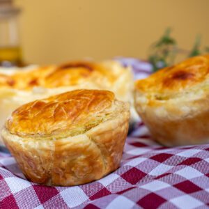 Mini Torta de Vôngole Curry